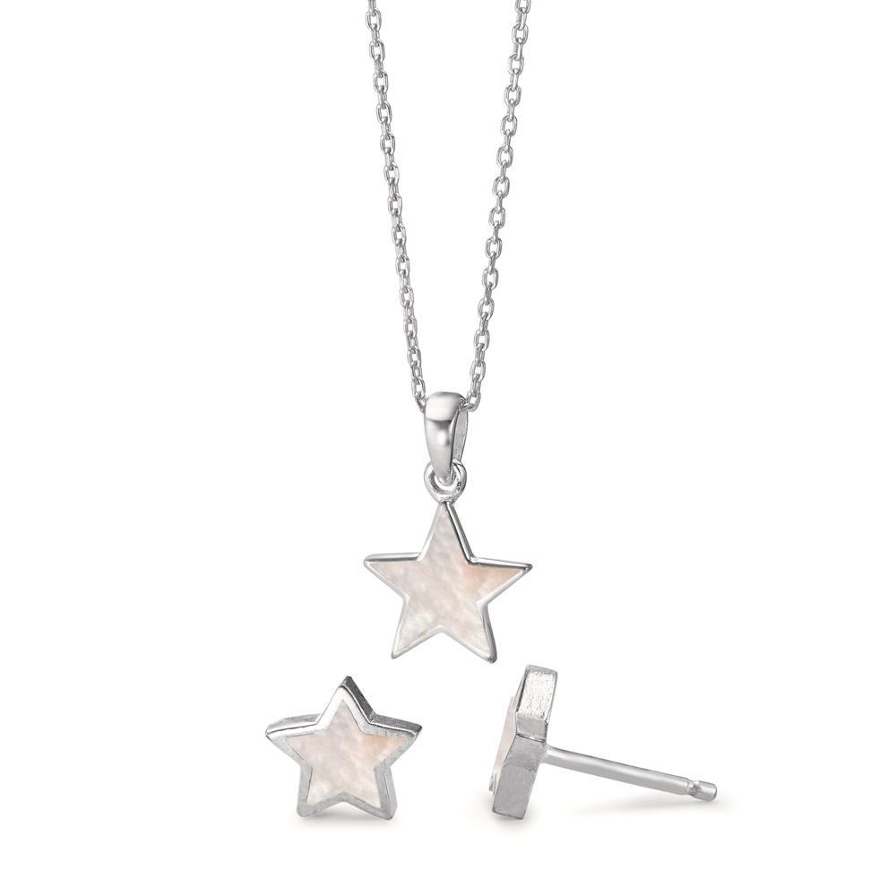 Assortiment Argent nacre blanc 40-42 cm-594573