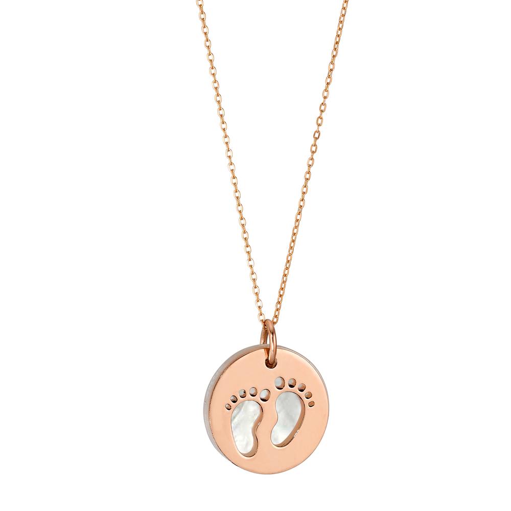 Collier Or rouge 14K nacre Pieds 39-41 cm-594598