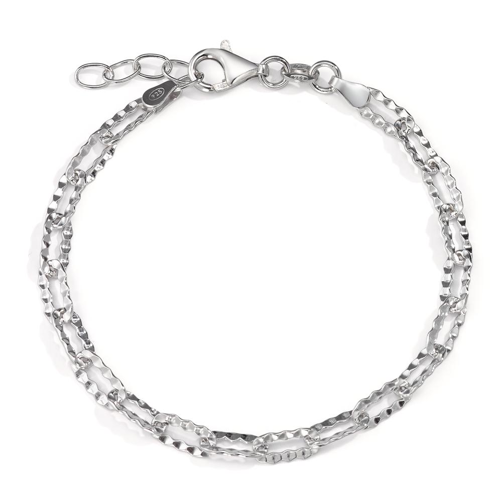 Bracelet Argent Rhodié 17.5-19.5 cm-594649
