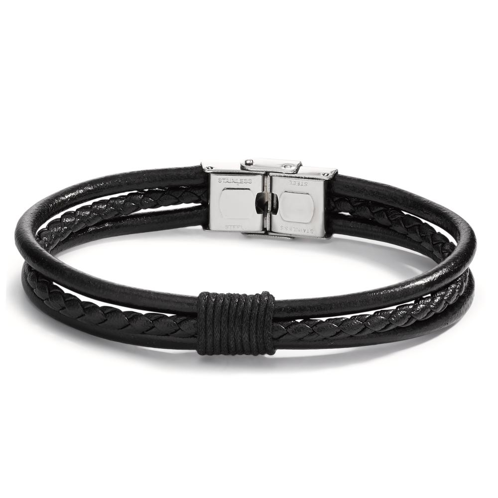 Bracelet Cuir, Acier inoxydable, Tissu 21.5 cm-595050
