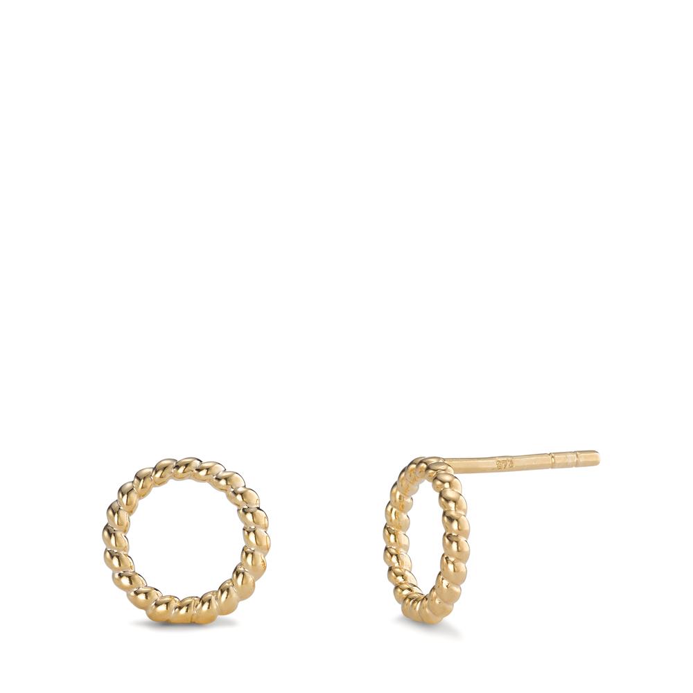 Clous d'oreilles Or jaune 9K Ø10 mm-595071
