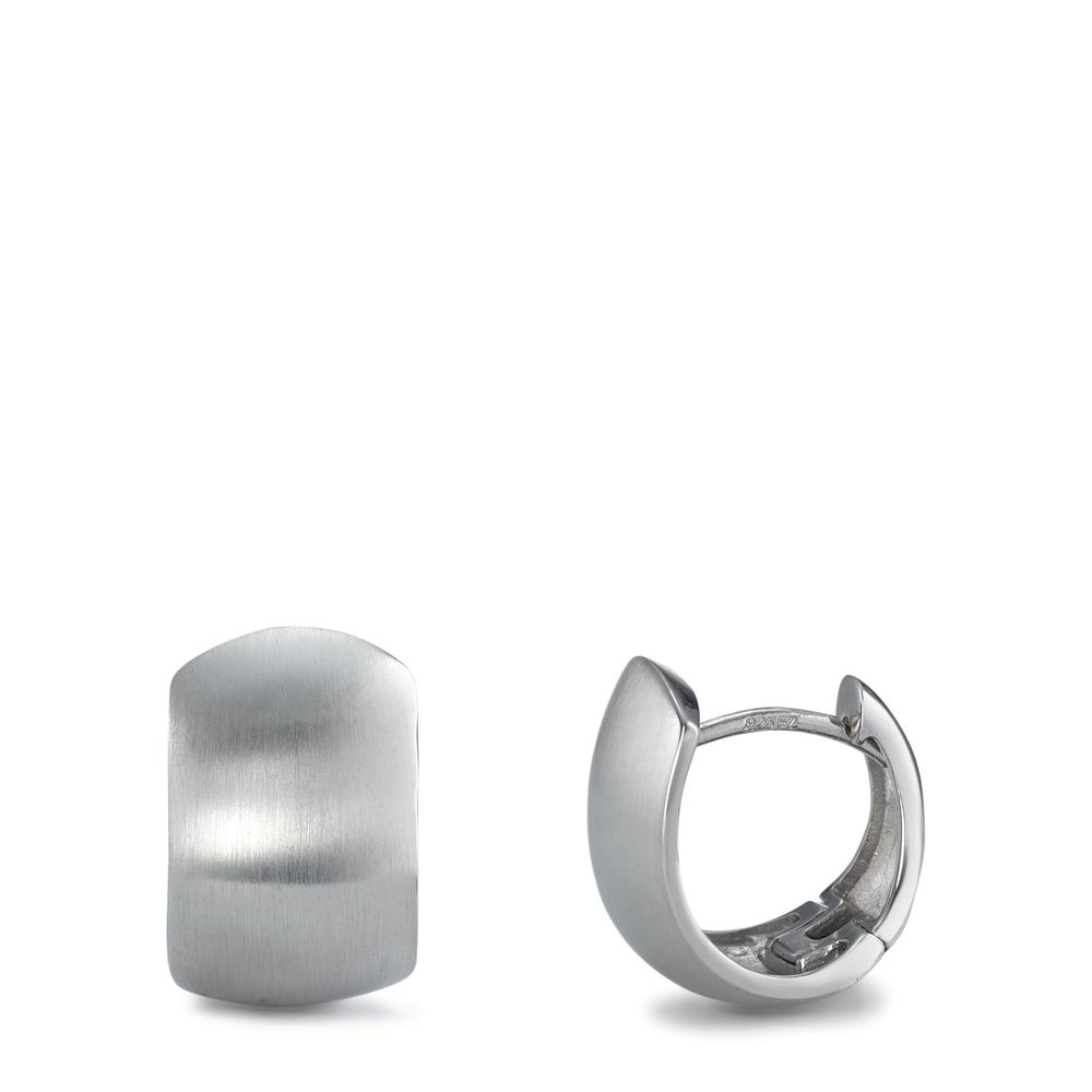 Créoles à charnières Argent Rhodié-595092
