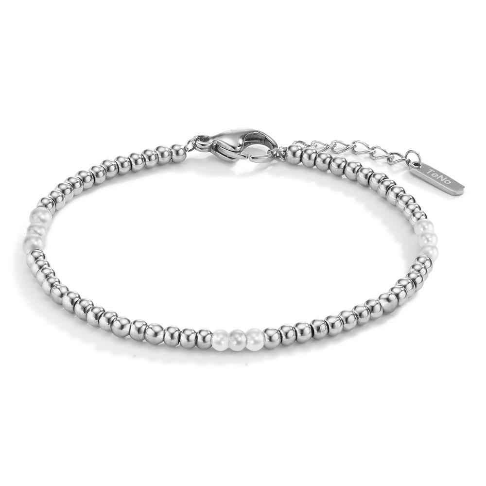 Bracelet Acier inoxydable perle de culture 17-19 cm Ø3 mm-595307