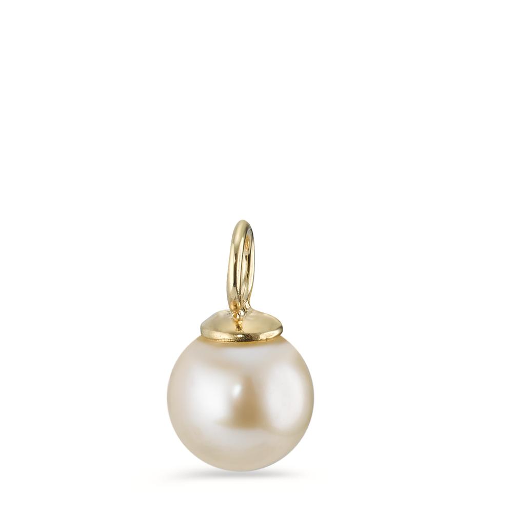 Charms Or jaune 18K perle d'eau douce-595509