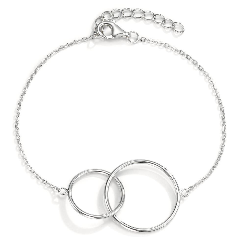 Bracelet Argent Rhodié 15-18 cm Ø18 mm-595520