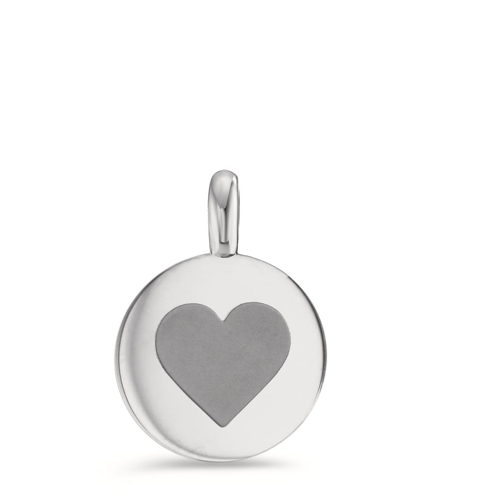 Pendentif Acier inoxydable Coeur Ø11 mm-595685