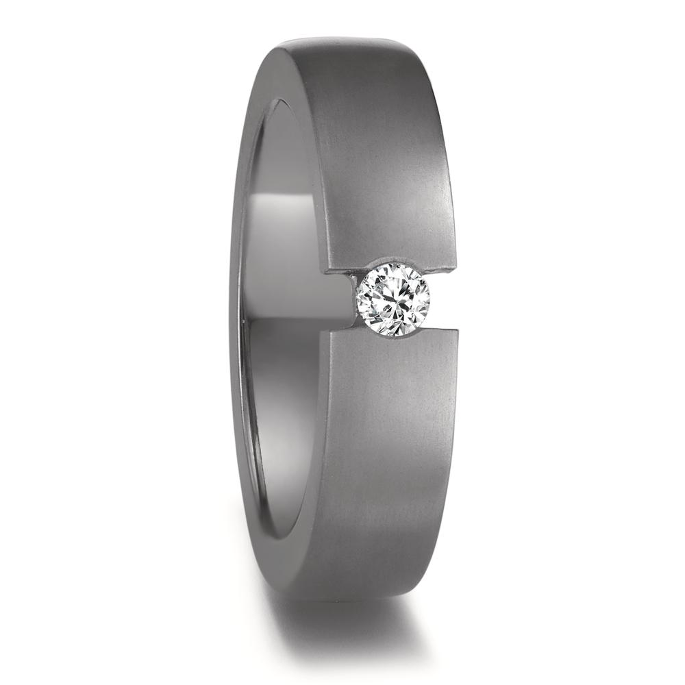 Partnerring 999 Tantal Diamant 0.08 ct, w-si-596060