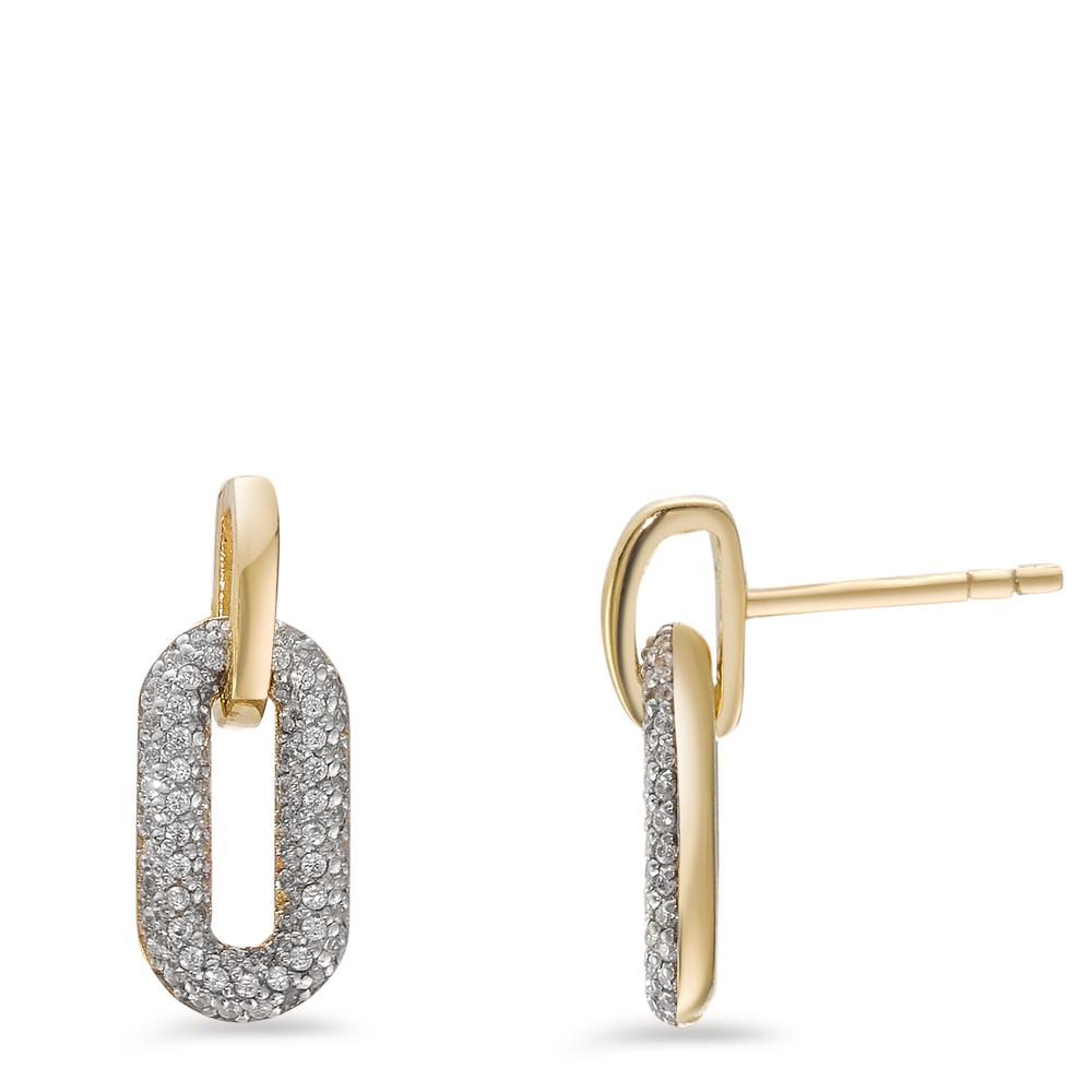 Pendant d'oreilles Or jaune 9K Zircone-596206