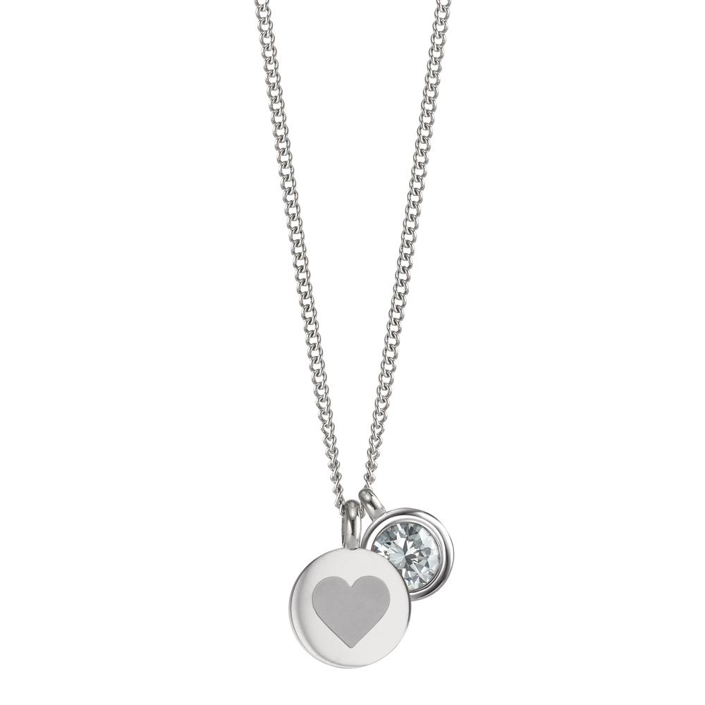Collier Acier inoxydable Zircone 45 cm Ø11 mm-596310