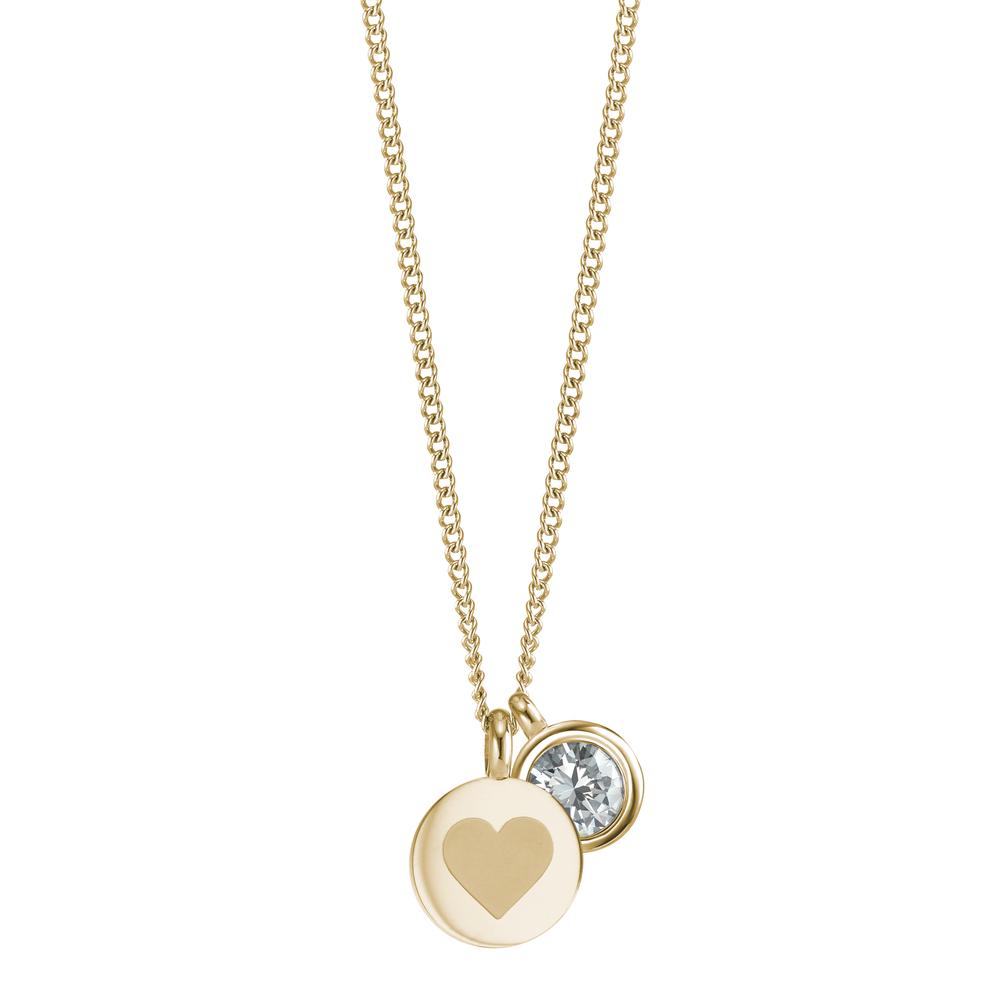 Collier Acier inoxydable Zircone PVD 45 cm Ø11 mm-596312
