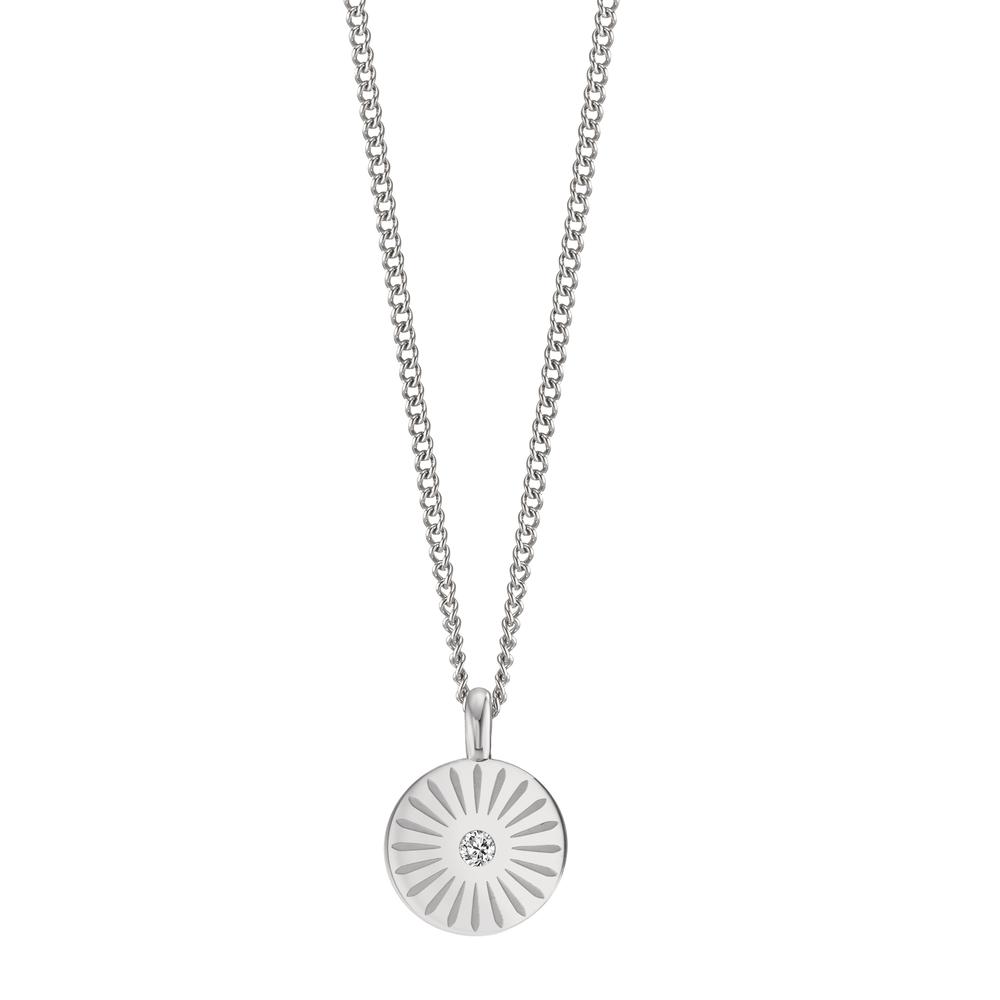 Collier Acier inoxydable Zircone 45 cm Ø11 mm-596316