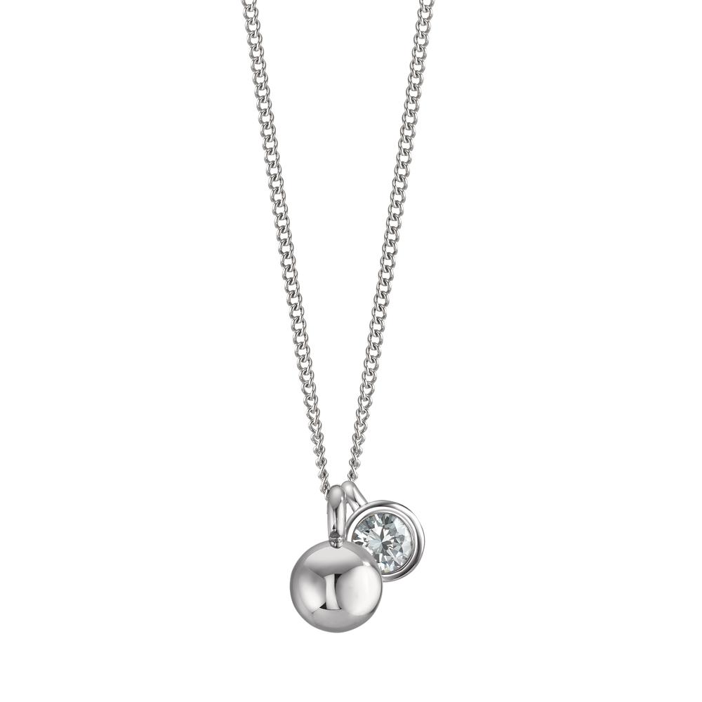 Collier Acier inoxydable Zircone 45 cm Ø8 mm-596319