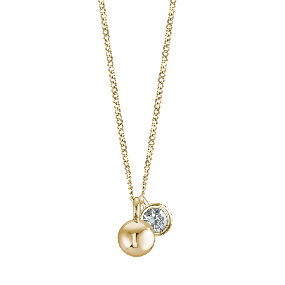Collier Acier inoxydable Zircone PVD 45 cm Ø8 mm-596321