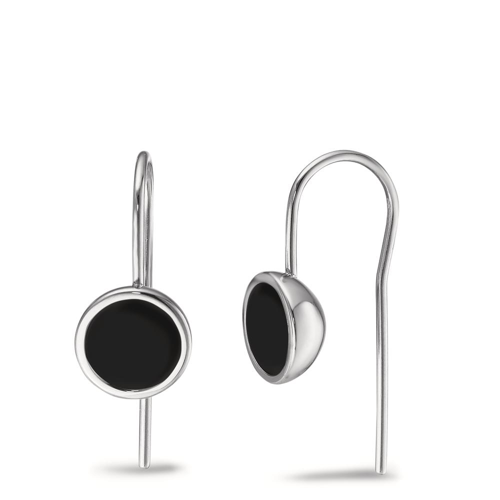 Pendant d'oreilles Acier inoxydable Émaillé Ø9.5 mm-596622