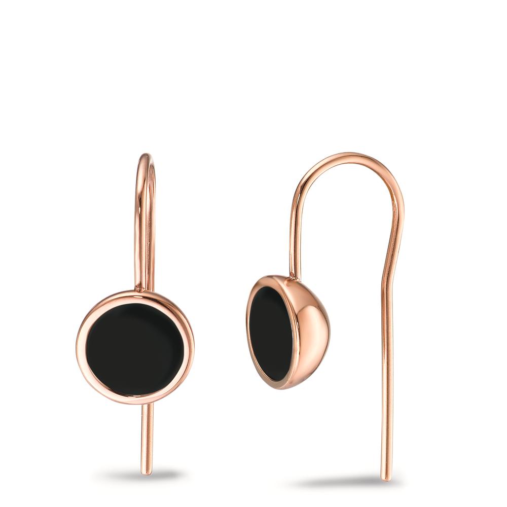 Pendant d'oreilles Acier inoxydable rosé PVD Ø9.5 mm-596631