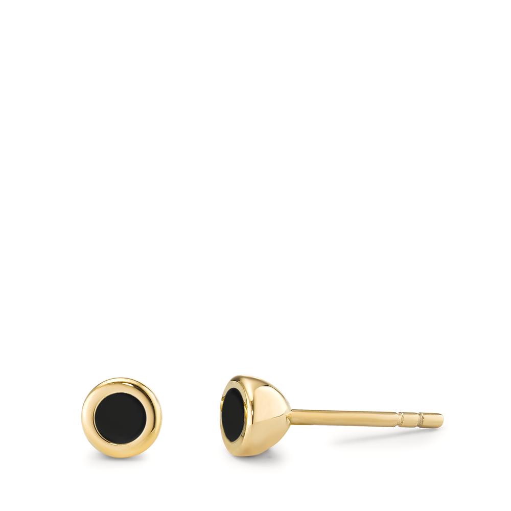 Clous d'oreilles Acier inoxydable jaune PVD Ø5 mm-596642
