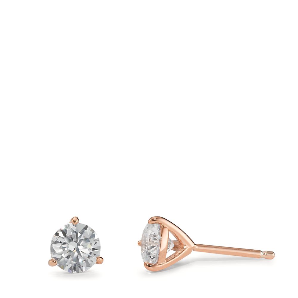 Clous d'oreilles Argent rosé Plaqué or Ø6.5 mm-596668