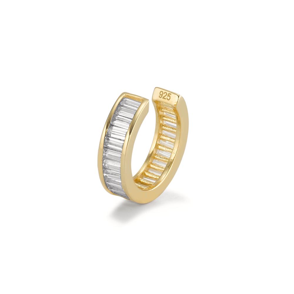Ear cuff Argent Zircone jaune Plaqué or-596685