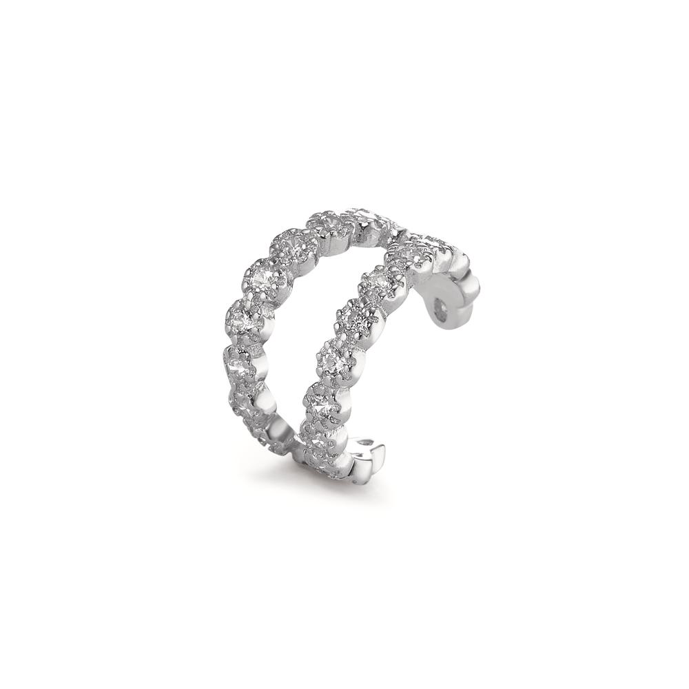 Ear cuff Argent Zircone Rhodié Ø9.5 mm-596689