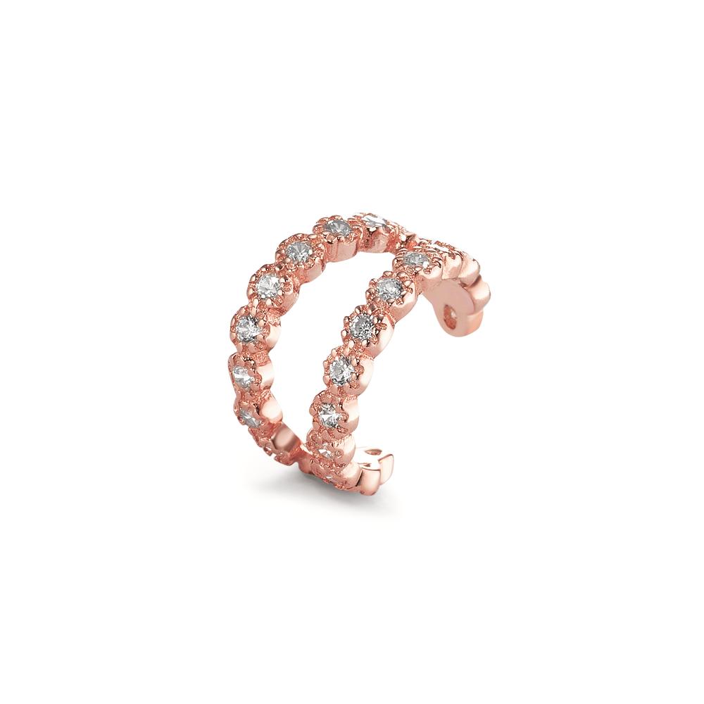 Ear cuff Argent Zircone rosé Plaqué or Ø9.5 mm-596690