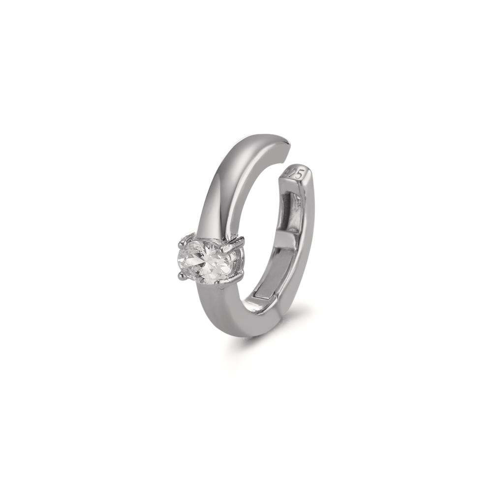 Ear cuff Argent Zircone Rhodié Ø13.5 mm-596698