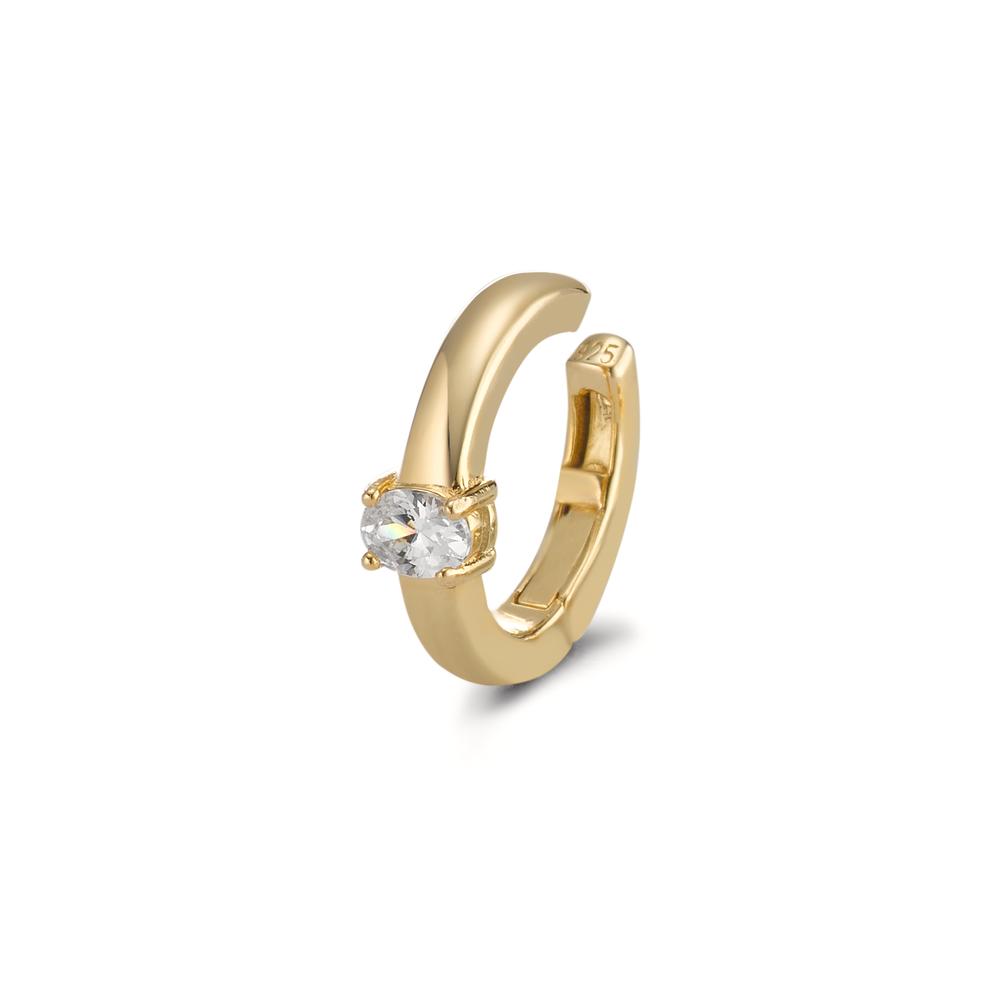 Ear cuff Argent Zircone jaune Plaqué or Ø13.5 mm-596700