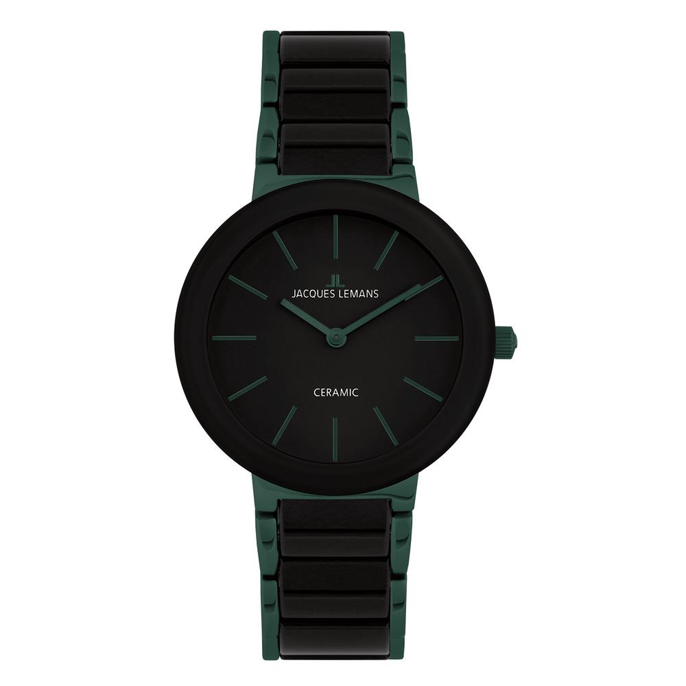 Montre Acier inoxydable, Céramique vert PVD Ø40 mm-596759