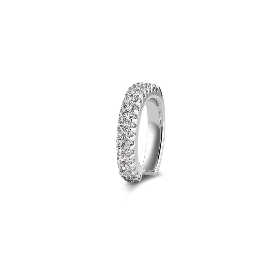 Ear cuff Argent Zircone Rhodié Ø12 mm-596843