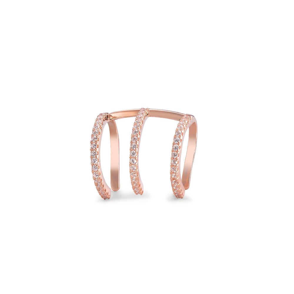 Ear cuff Argent Zircone rosé Plaqué or Ø14 mm-596847