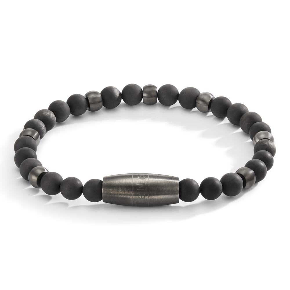 Bracelet Acier inoxydable, Carbone gris PVD 19 cm-596921