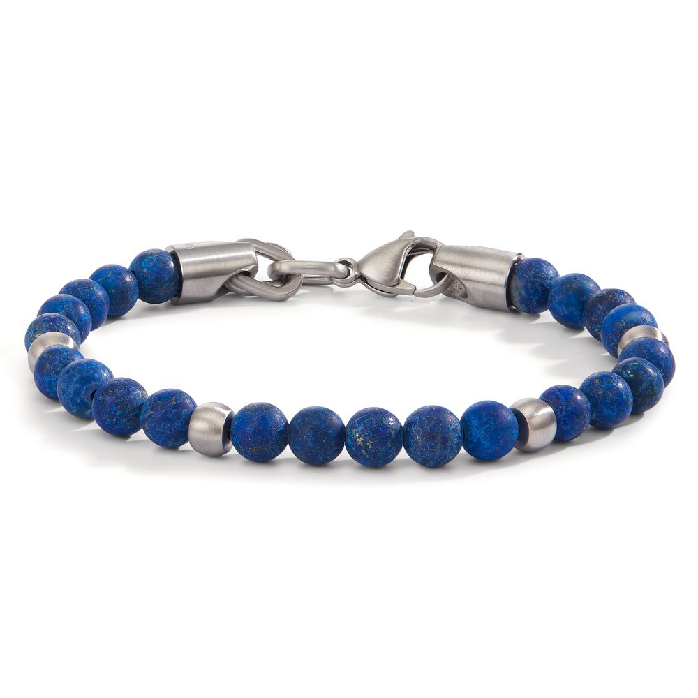 Bracelet Acier inoxydable Lapis-lazuli 21 cm Ø6.5 mm-596970