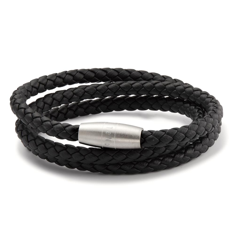 Bracelet Acier inoxydable, Cuir 19 cm Ø5.5 mm-596973