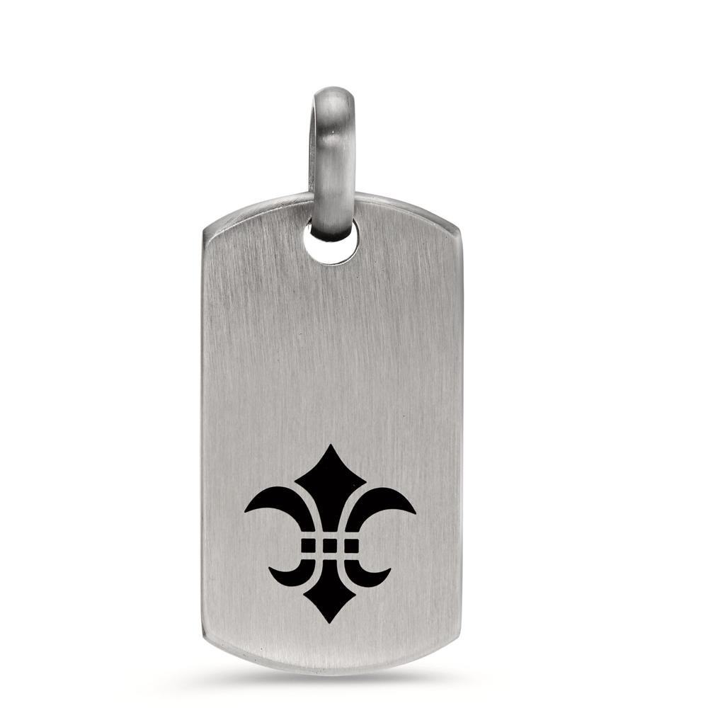 Pendentif Acier inoxydable Émaillé Lys-597010