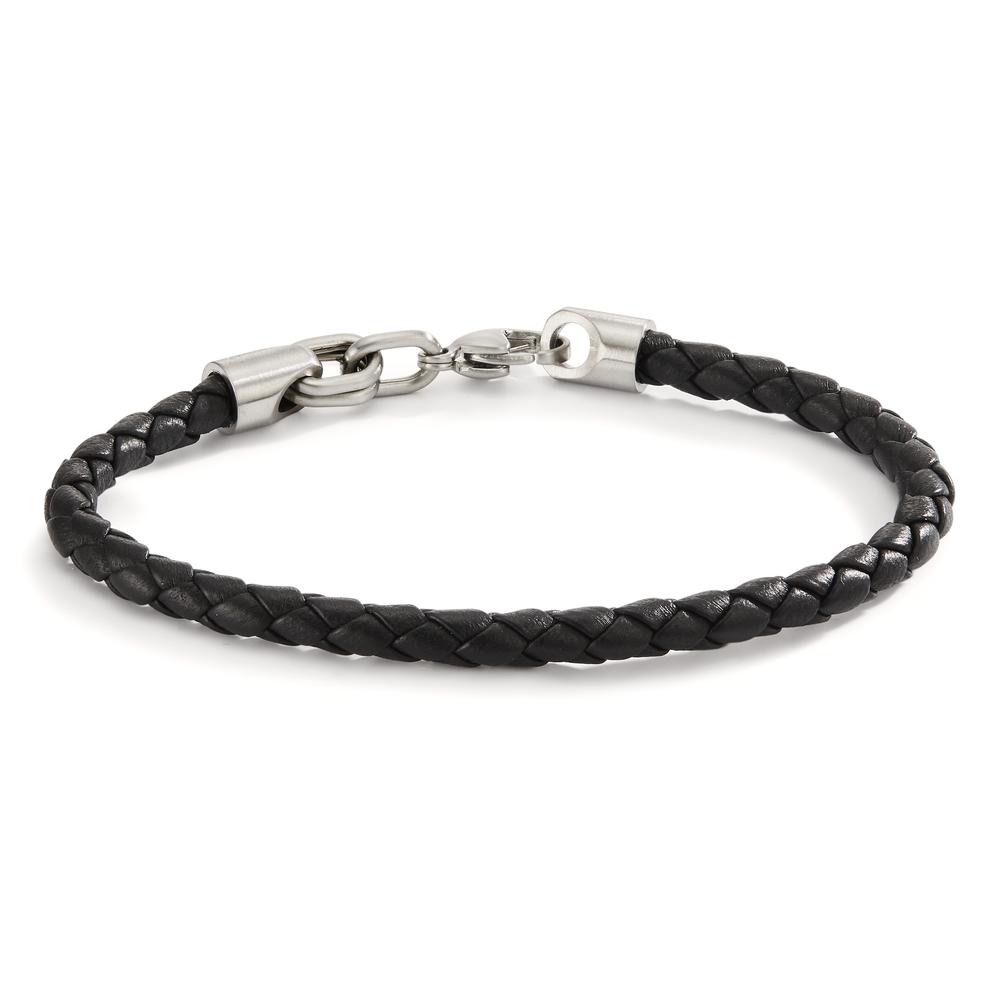 Bracelet Acier inoxydable, Cuir 21 cm Ø5 mm-597023