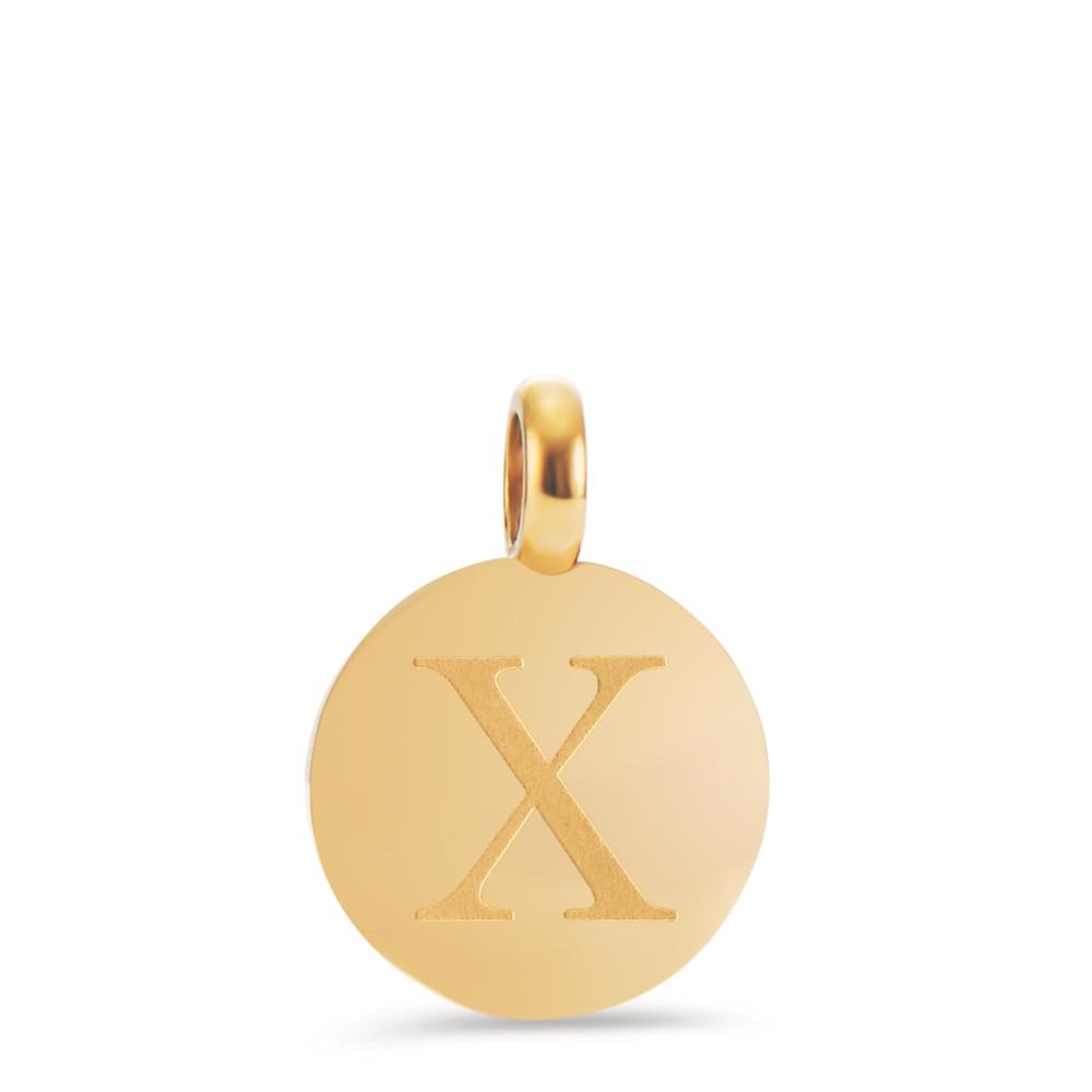 Pendentif Acier inoxydable jaune PVD Ø11 mm-597101