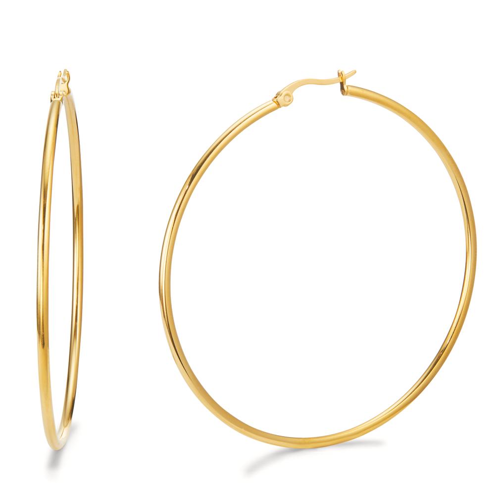 Créoles Acier inoxydable jaune PVD-597201
