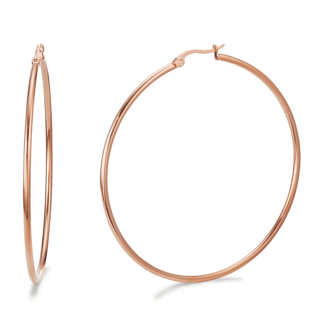 Créoles Acier inoxydable rosé PVD-597202