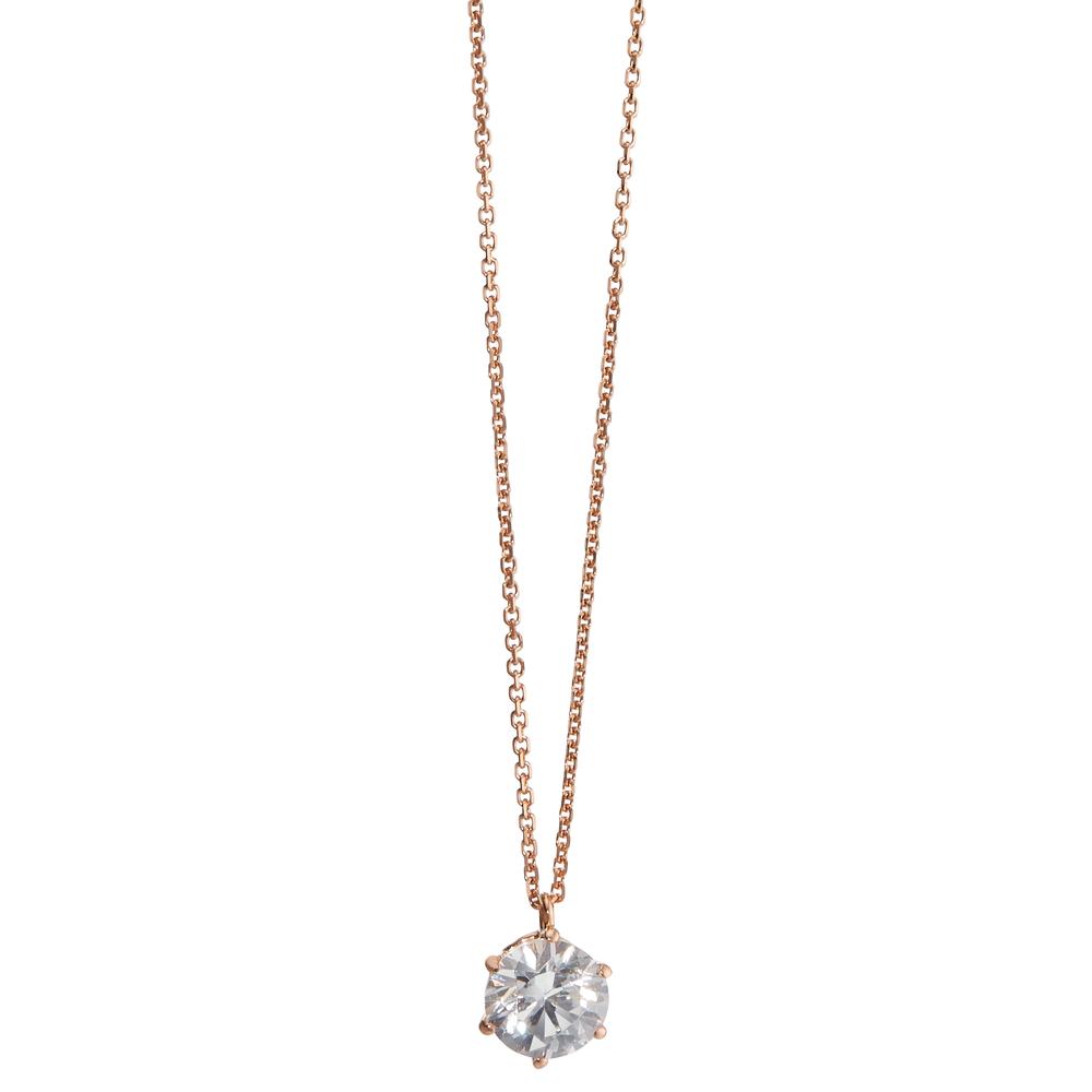 Collier Or rouge 14K Zircone 42-45 cm Ø5.5 mm-597463