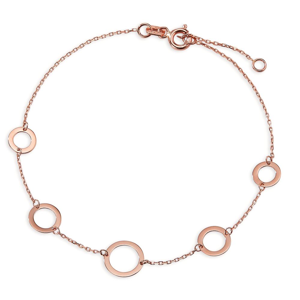 Armband 585/14 K Rotgold 17-19 cm verstellbar-597467