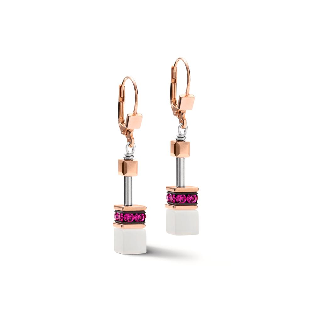 Pendant d'oreilles Acier inoxydable rosé PVD-597485