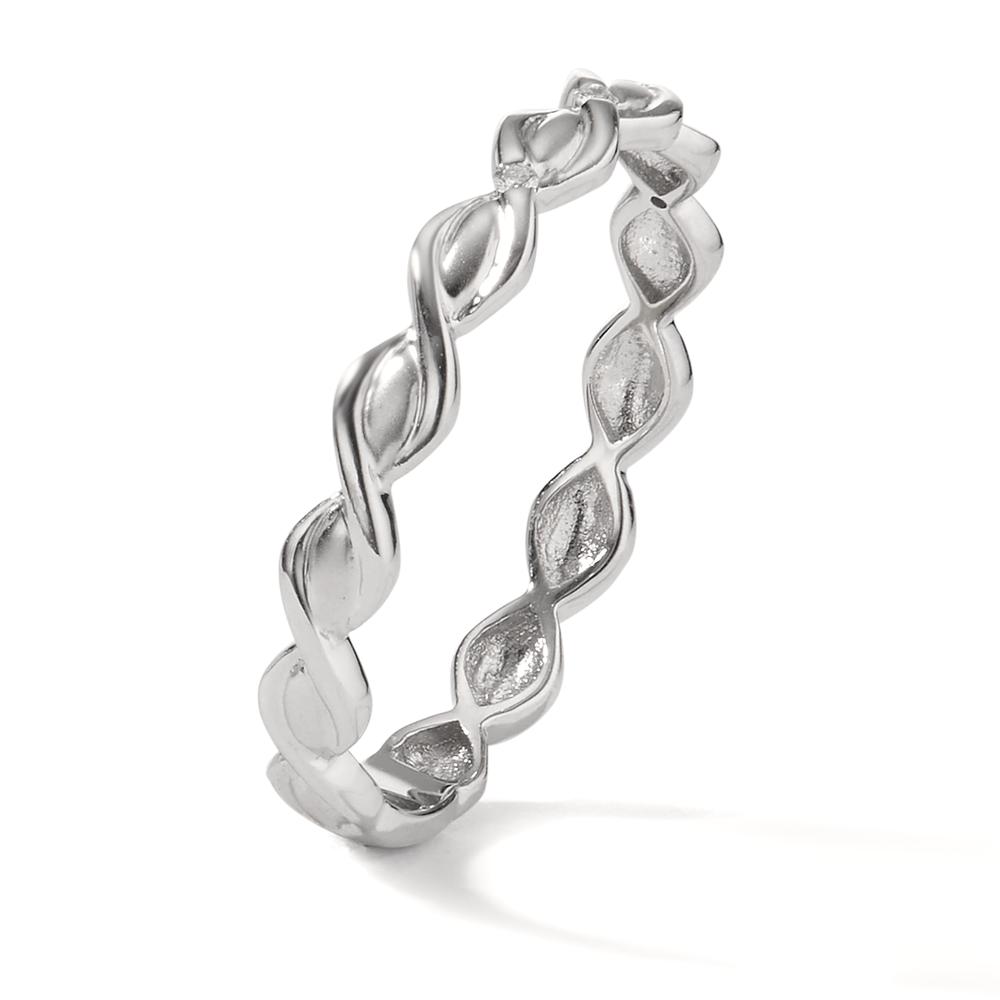 Bague Or blanc 18K Diamant 0.025 ct, 4 Pierres, w-si-597597