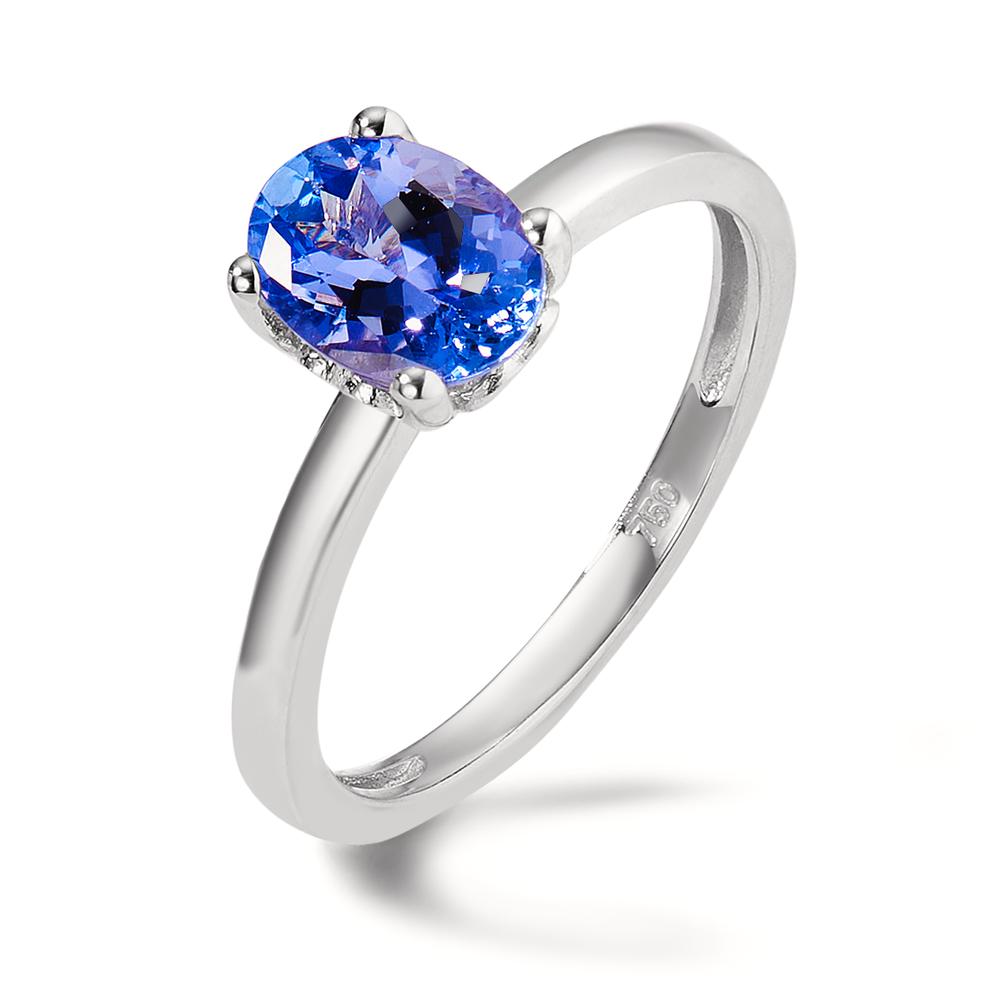 Bague Or blanc 18K Tanzanite-597601