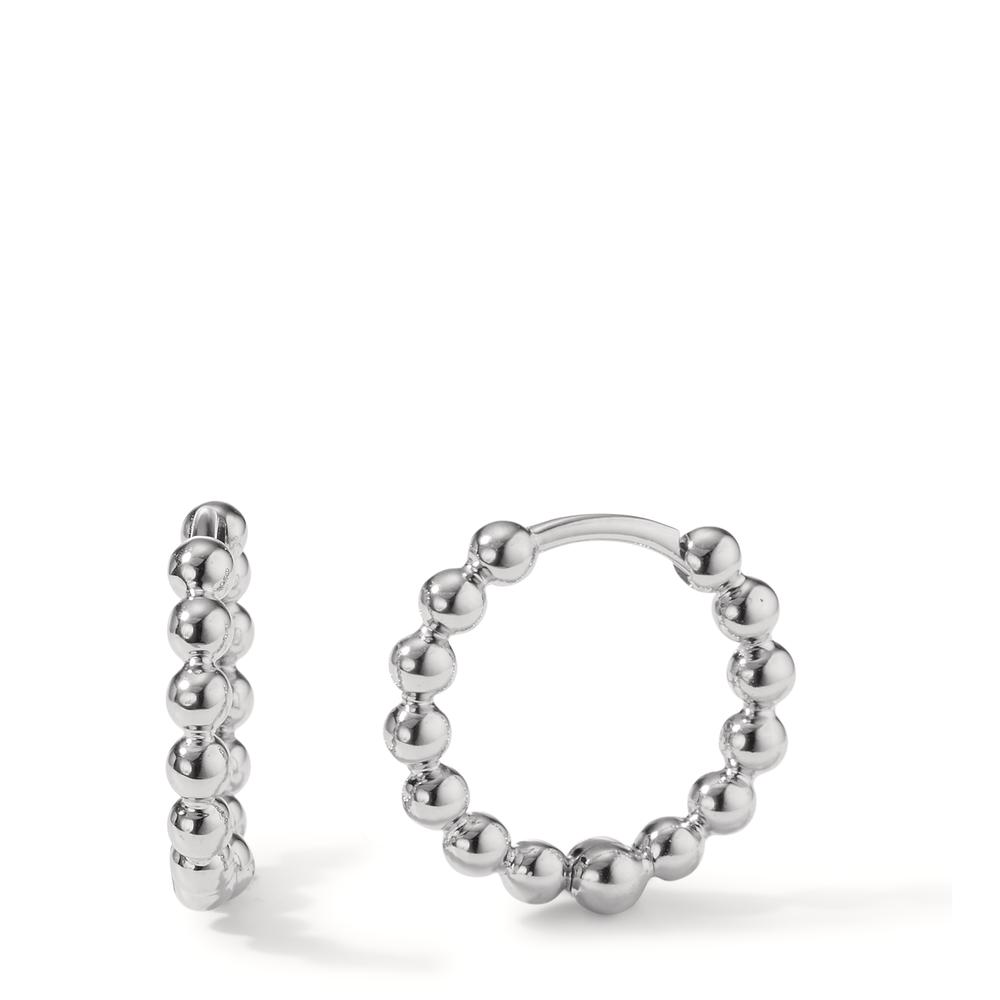 Créoles à charnières Or blanc 18K-597616