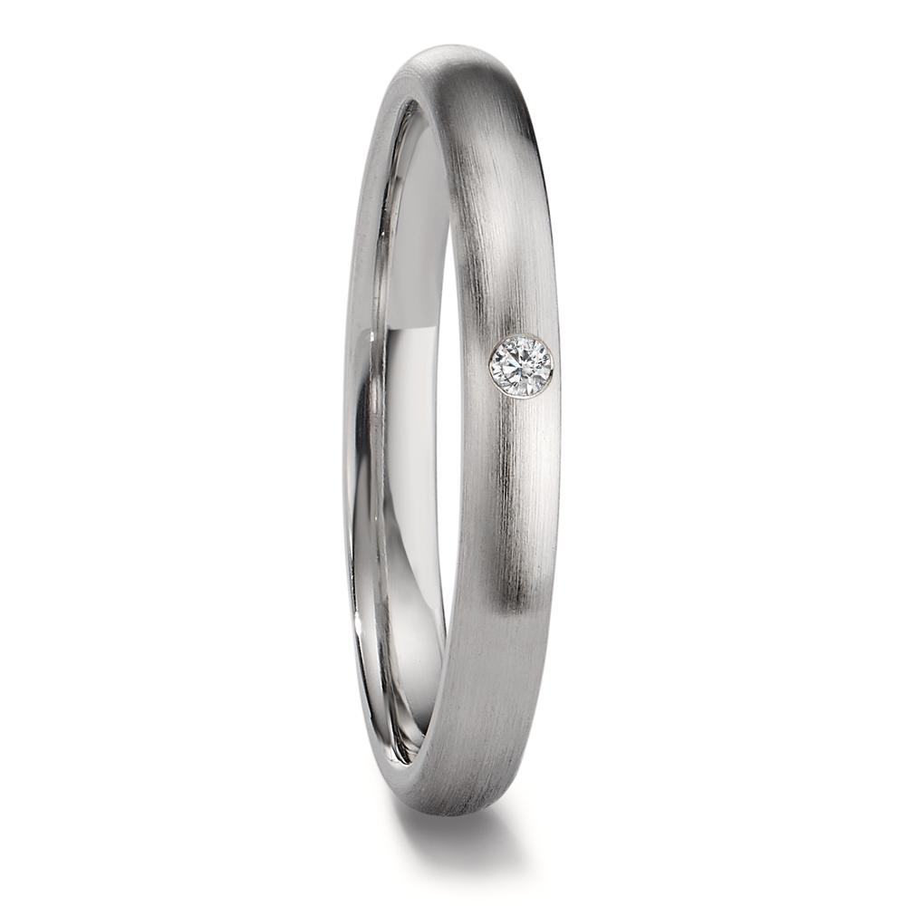 Alliance Platine 950 Diamant 0.02 ct, w-si-597692
