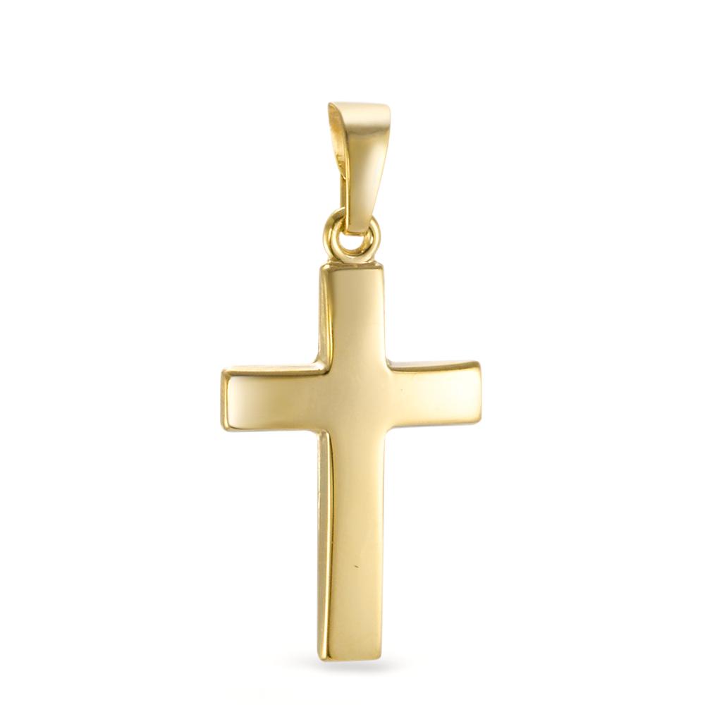 Pendentif Or jaune 18K Croix-597707