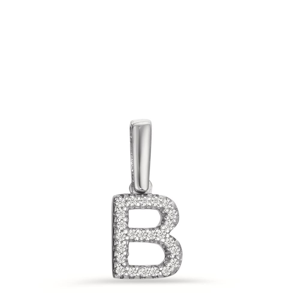 Pendentif Or blanc 14K Diamant 0.036 ct, w-si-598096