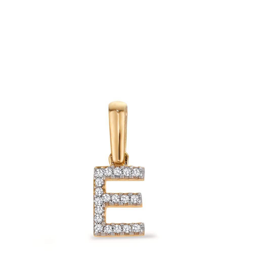 Pendentif Or jaune 14K Diamant 0.028 ct, w-si-598151