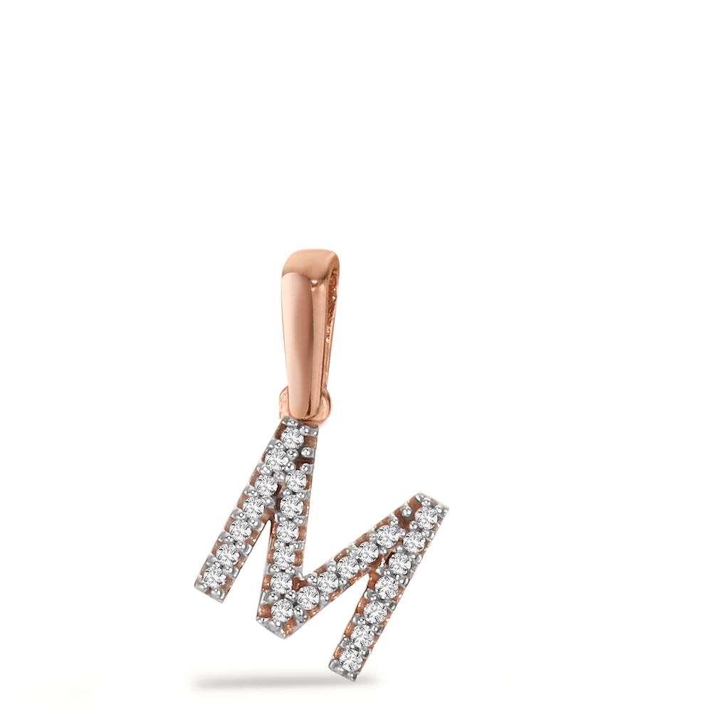 Pendentif Or rouge 14K Diamant 0.038 ct, w-si-598185