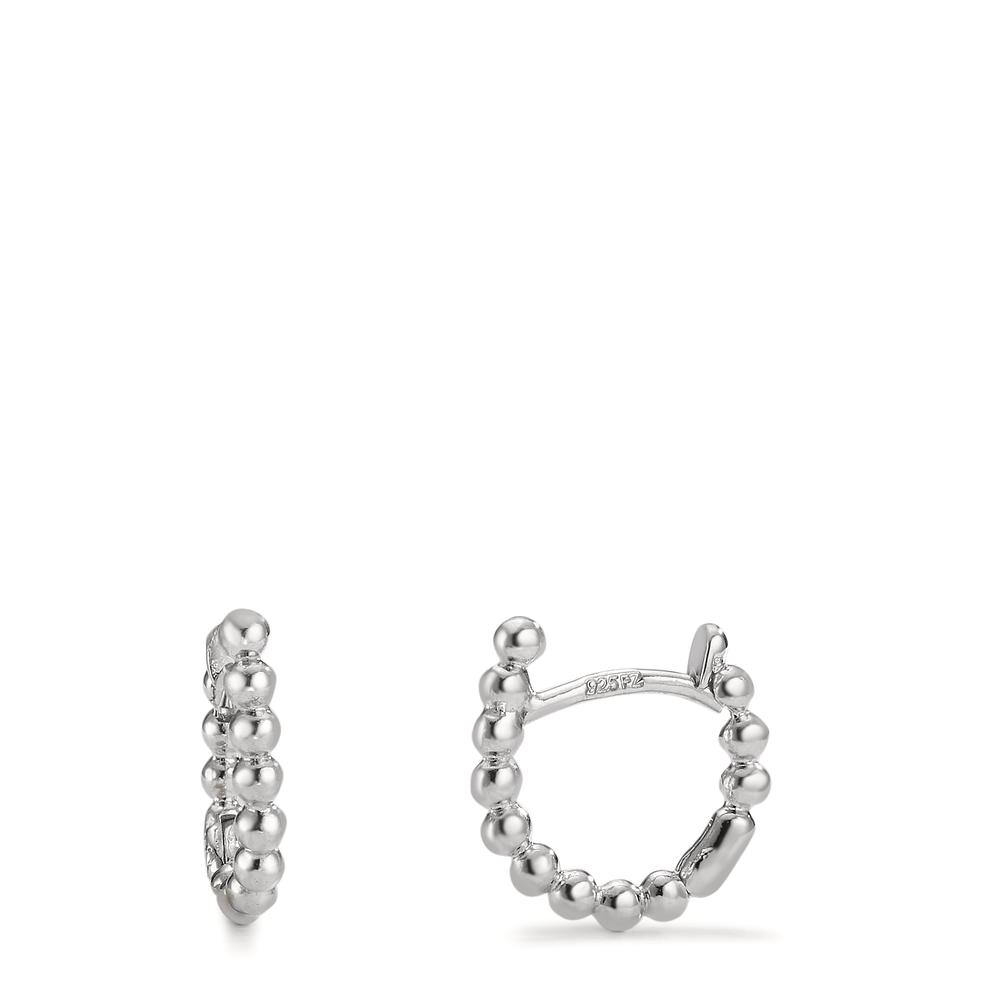 Créoles à charnières Argent Rhodié-598267