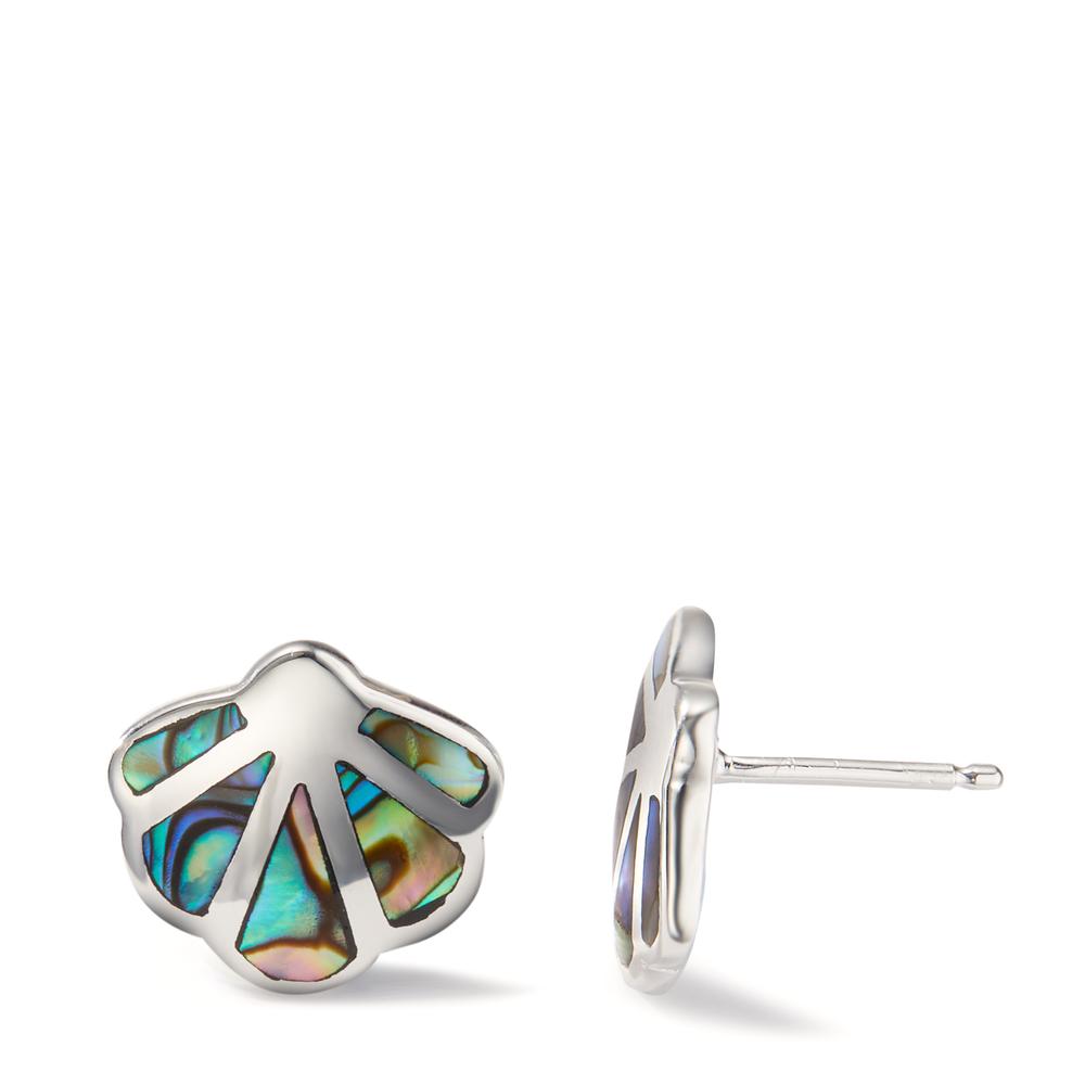 Clous d'oreilles Argent Abalone Coquillage-598341